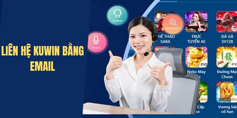 Sử dụng email để kết nối tới tư vấn viên